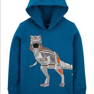 Carter’s Dinosaur Hooded Jersey Tee